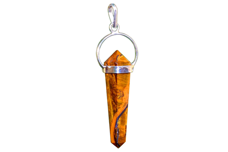 Tiger Eye Double Side Pendant - BrahmatellsStore