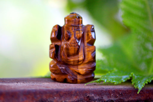 Tiger Eye Ganesha Idol for Prosperity & Protection | Brahmatells - BrahmatellsStore