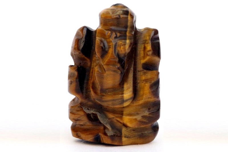 Tiger Eye Ganesha Idol for Prosperity & Protection | Brahmatells - BrahmatellsStore