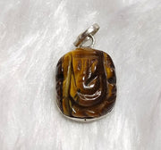 Tiger Eye Ganesha Pendant for Empowerment | Brahmatells - BrahmatellsStore