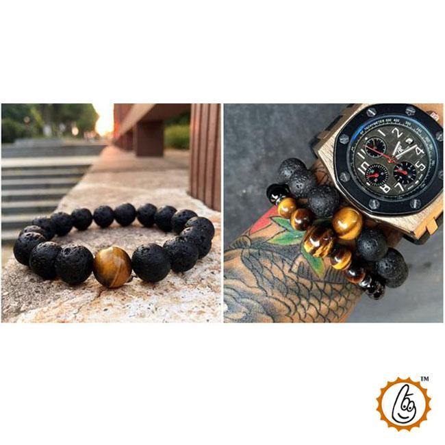 Tiger Eye Matte Bracelet for Balance & Creativity | Brahmatells - BrahmatellsStore