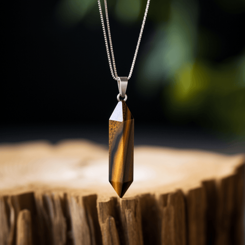 Tiger Eye Pendant for Enhanced Focus & Mental Clarity | Brahmatells - BrahmatellsStore