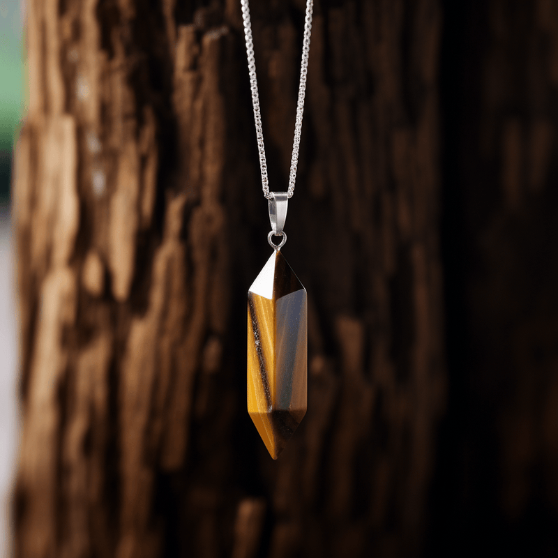 Tiger Eye Pendant for Enhanced Focus & Mental Clarity | Brahmatells - BrahmatellsStore