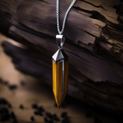 Tiger Eye Pendant for Enhanced Focus & Mental Clarity | Brahmatells - BrahmatellsStore