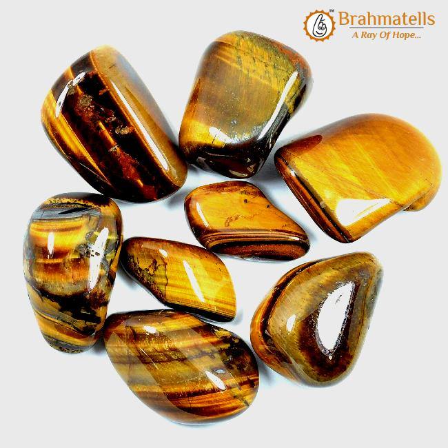 Tiger Eye Tumble for Balance | Brahmatells - BrahmatellsStore