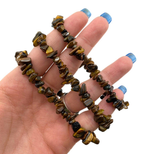 Tigers Eye Gemstone Bracelet by Brahmatells - Solar Plexus Chakra - BrahmatellsStore