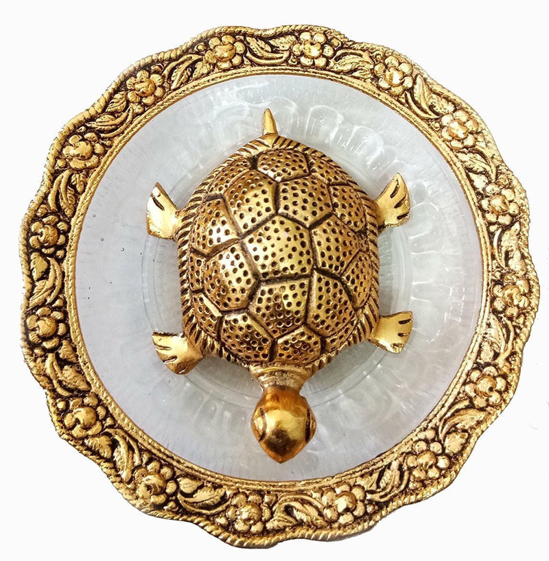 Tortoise on Plate for Vastu - BrahmatellsStore