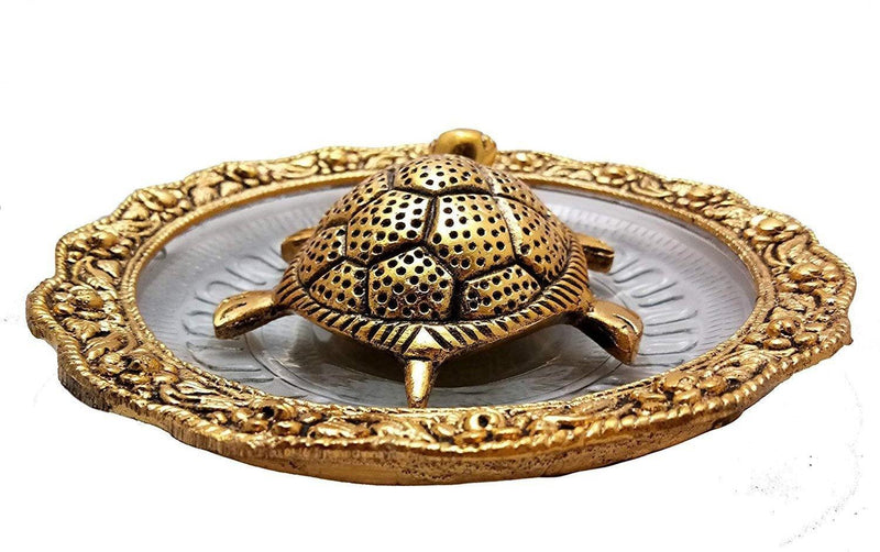 Tortoise on Plate for Vastu - BrahmatellsStore