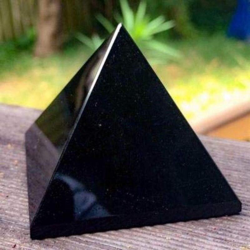 Tourmaline Pyramid Crystal Healing Stone Pyramid - BrahmatellsStore
