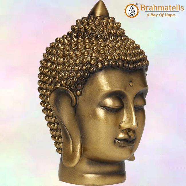 Tranquil Buddha Face Figurine - BrahmatellsStore