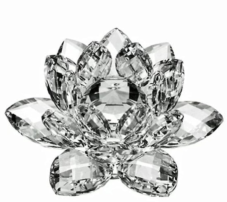 Transparent Crystal Lotus for Harmonious Energy | Brahmatells - BrahmatellsStore