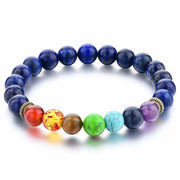 Triple Protection 7 Chakra Beads Bracelet - Balance & Harmony - BrahmatellsStore