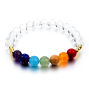 Triple Protection 7 Chakra Beads Bracelet - Balance & Harmony - BrahmatellsStore