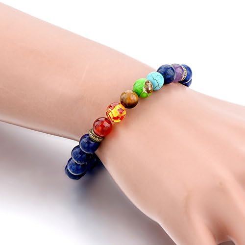 Triple Protection 7 Chakra Beads Bracelet - Balance & Harmony - BrahmatellsStore