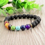 Triple Protection 7 Chakra Beads Bracelet - Balance & Harmony - BrahmatellsStore