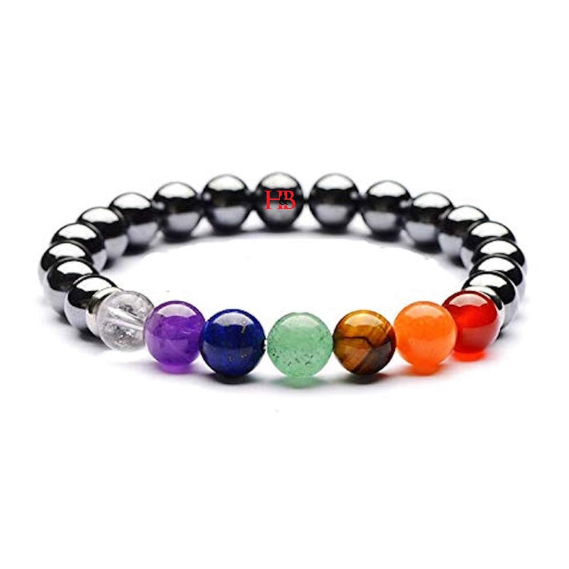 Triple Protection 7 Chakra Beads Bracelet - Balance & Harmony - BrahmatellsStore