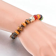 Triple Protection 7 Chakra Beads Bracelet - Balance & Harmony - BrahmatellsStore