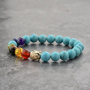 Triple Protection 7 Chakra Beads Bracelet - Balance & Harmony - BrahmatellsStore