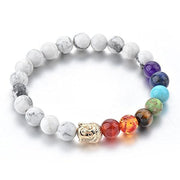 Triple Protection 7 Chakra Beads Bracelet - Balance & Harmony - BrahmatellsStore