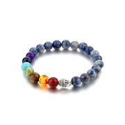 Triple Protection 7 Chakra Beads Bracelet - Balance & Harmony - BrahmatellsStore