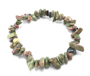 Unleash Healing with Energized Unakite Chips Bracelet | Brahmatells - BrahmatellsStore