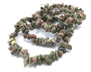 Unleash Healing with Energized Unakite Chips Bracelet | Brahmatells - BrahmatellsStore
