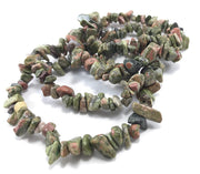 Unleash Healing with Energized Unakite Chips Bracelet | Brahmatells - BrahmatellsStore