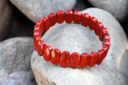 Unleash Your Inner Strength with Energized Red Jasper Bracelet - BrahmatellsStore