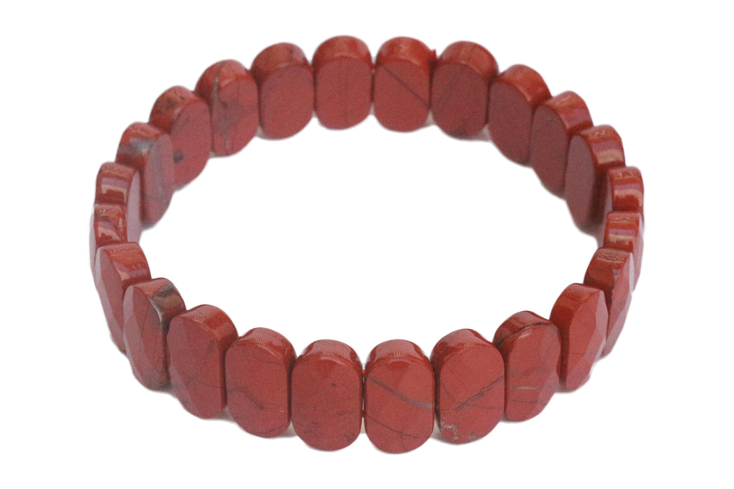 Unleash Your Inner Strength with Energized Red Jasper Bracelet - BrahmatellsStore
