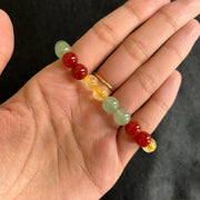 Unlock Career Success: Carnelian, Aventurine & Citrine Bracelet - Brahmatells - BrahmatellsStore