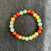 Unlock Career Success: Carnelian, Aventurine & Citrine Bracelet - Brahmatells - BrahmatellsStore