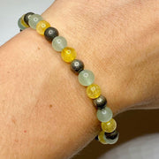 Unlock Prosperity: Citrine, Pyrite & Green Aventurine Bracelet | Instant Wealth Magnet | Brahmatells - BrahmatellsStore