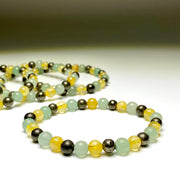 Unlock Prosperity: Citrine, Pyrite & Green Aventurine Bracelet | Instant Wealth Magnet | Brahmatells - BrahmatellsStore
