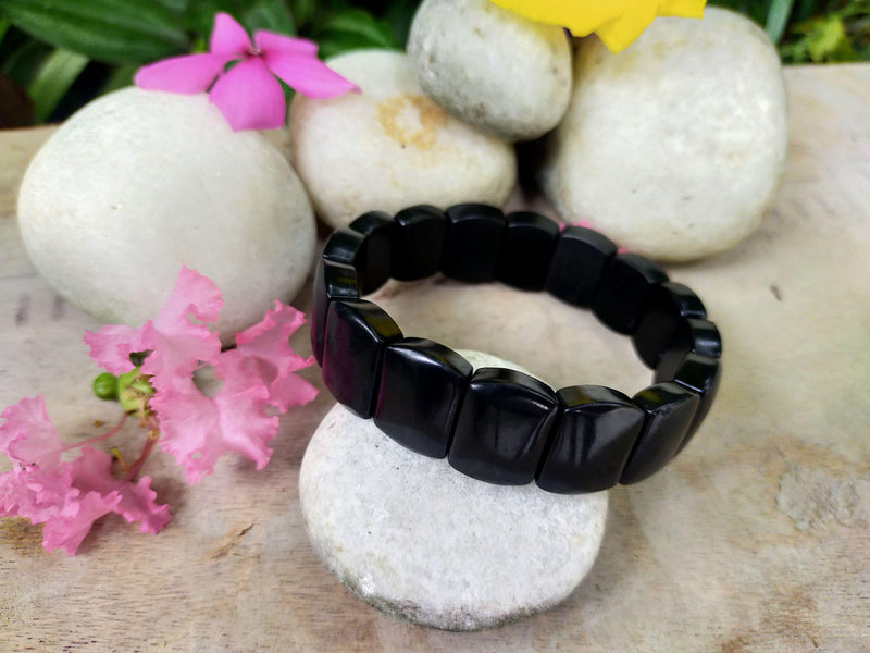 Unlock the Power of Ancient Protection with Energized Shungite Bracelet | Brahmatells - BrahmatellsStore