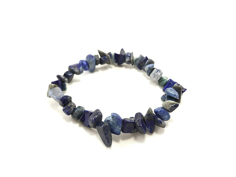 Unlock Your True Potential with Energized Sodalite Chips Bracelet | Brahmatells - BrahmatellsStore