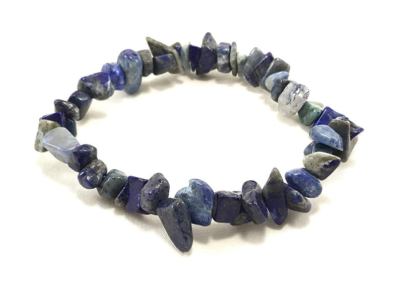 Unlock Your True Potential with Energized Sodalite Chips Bracelet | Brahmatells - BrahmatellsStore
