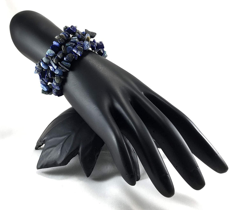 Unlock Your True Potential with Energized Sodalite Chips Bracelet | Brahmatells - BrahmatellsStore