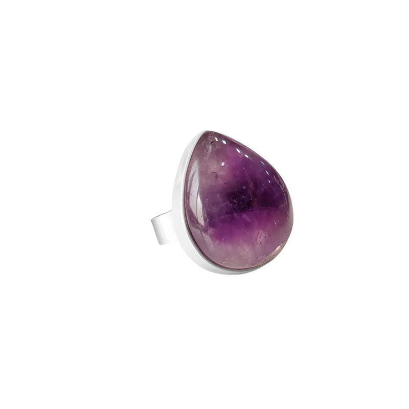 Versatile Crystal Stone Adjustable Rings - Diverse Shapes & Colors | Brahmatells - BrahmatellsStore