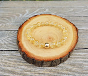 Wealth and Prosperity Bracelet - Abundance, Success, Citrine, Gold-Filled Bead - BrahmatellsStore