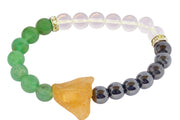 Wealth Magnet Bracelet: Citrine, Quartz, and Aventurine | Brahmatells - BrahmatellsStore