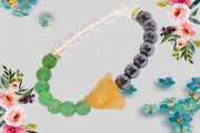 Wealth Magnet Bracelet: Citrine, Quartz, and Aventurine | Brahmatells - BrahmatellsStore