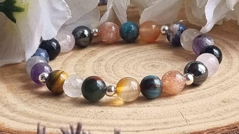 Weight Management & Detox Crystal Bracelet - Apatite & Healing Stones | Brahmatells - BrahmatellsStore