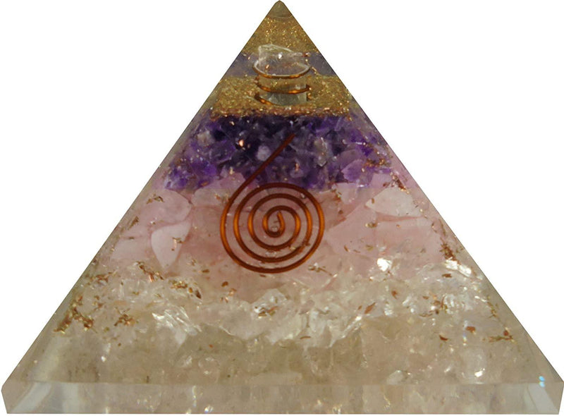 White Crystal Pyramid - BrahmatellsStore