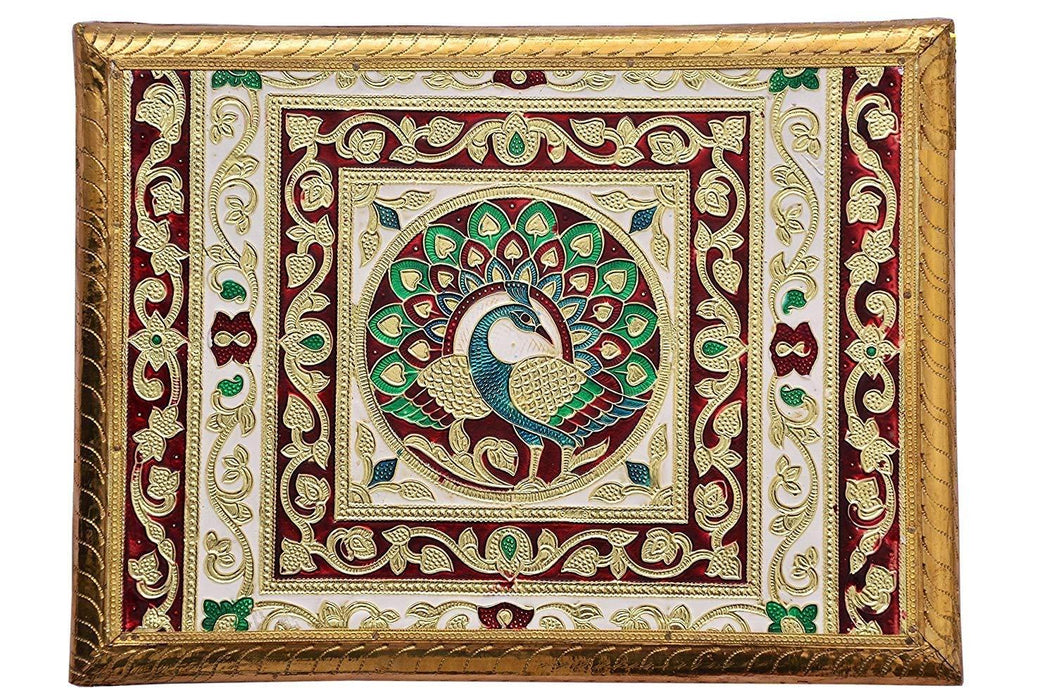 Wood Pooja Chowki (Multicolour ) - BrahmatellsStore