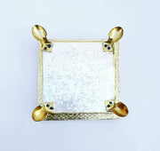 Wooden Bajot Chowki Handcrafted Multicolor Handmade (Small) - BrahmatellsStore