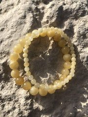 Yellow Aragonite Bracelet: Harmonizing Elegance | Brahmatells - BrahmatellsStore