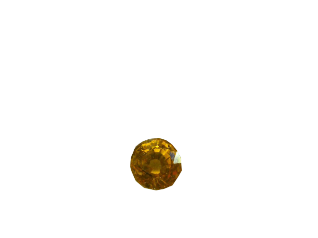 Yellow sapphire deep-yellow-round BTYS117GSM - BrahmatellsStore