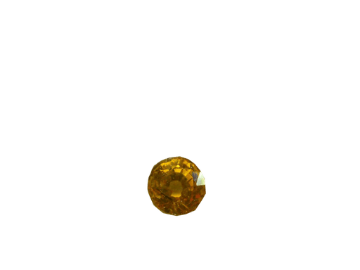 Yellow sapphire deep-yellow-round BTYS117GSM - BrahmatellsStore