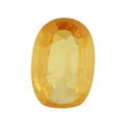 Yellow sapphire oval BTYS103GSM - BrahmatellsStore