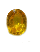 Yellow sapphire soft-oval-dijon BTYS115GSM - BrahmatellsStore